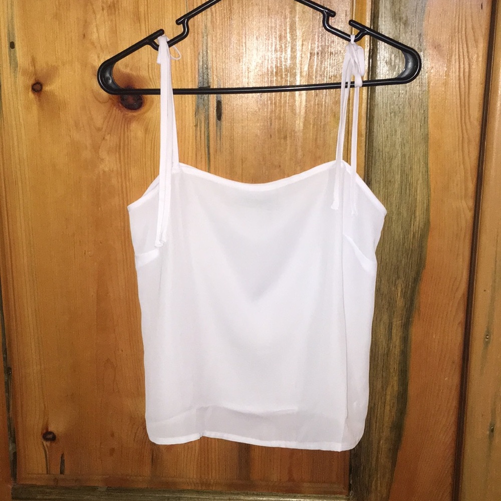 NEVER WORN White BooHoo slip